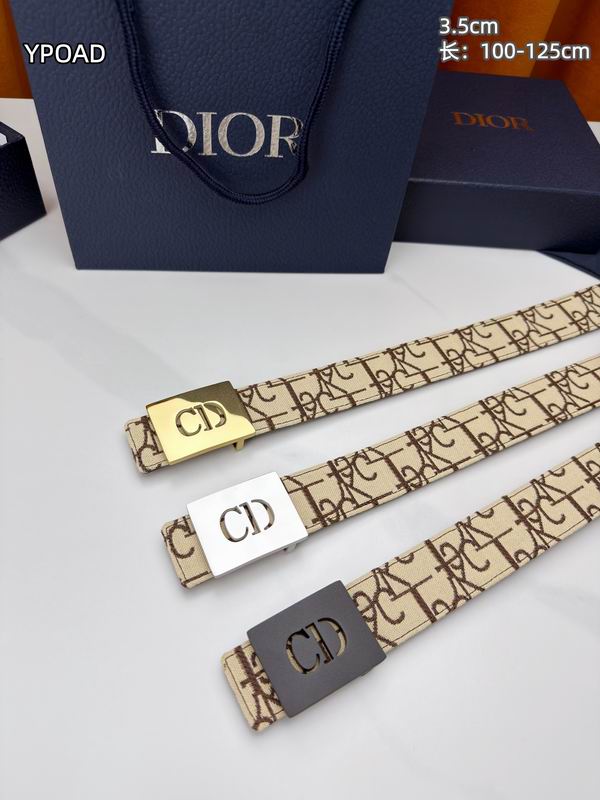 Dior belt 35mmX100-125cm 8L03
